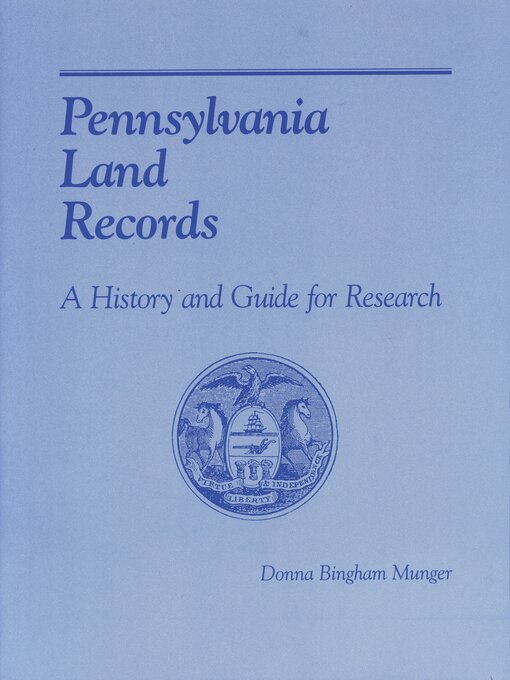Title details for Pennsylvania Land Records by Donna Bingham Munger - Available